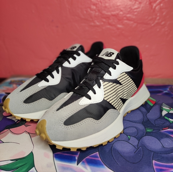 New Balance Shoes New Balances 327 Running Shoes Ms327cb Red Black